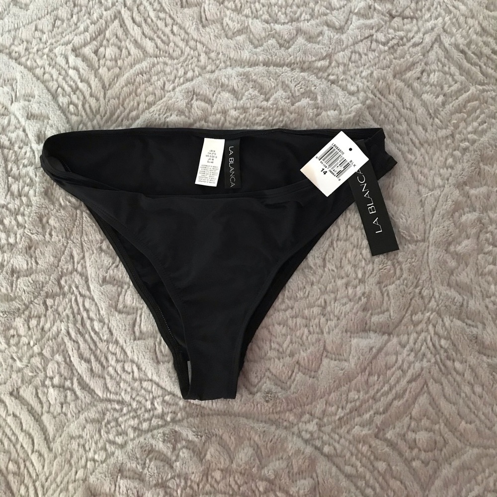 La Blanca Black swim bottoms